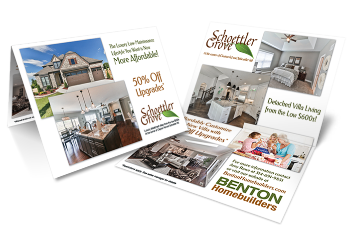 Benton Homebuilders Postcard Design